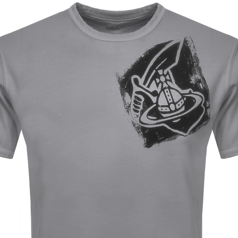 Alternative Image for ProductVivienne Westwood Small Orb T Shirt Grey2